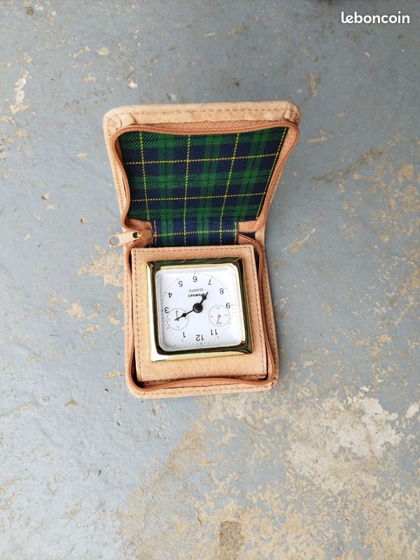 Horloge Voiture Ancienne Citroën DS 21 - Sur Socle 20x30 Cm - Modèle 1963 - Neuf