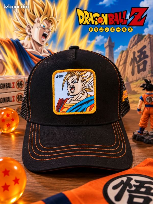 Casquette Dragon Ball z Vegeto/Gogeta Réglable (image 1)