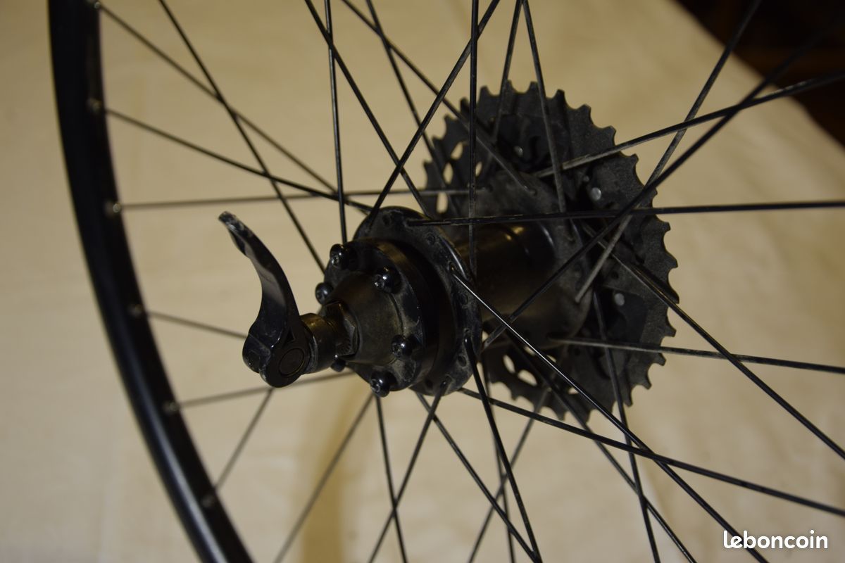 Roue VTT 26x1,75 559-19c avec cassette 8v pour freins à disques (image 3)