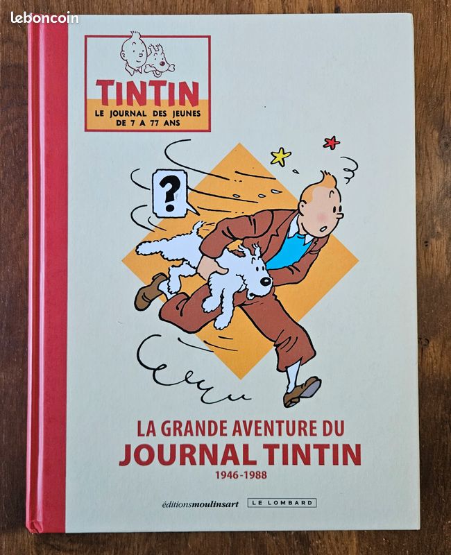 Rare BD: La Grande Aventure Du Journal Tintin - 1946-1988 – Tome 0 Par Platteau, Van Meerbeeck (image 1)