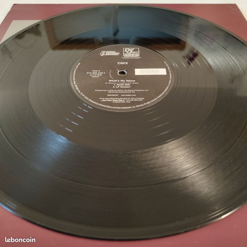 ORIGINAL 1999 maxi vinyl - DMX "WHAT'S MY NAME" (image 5)