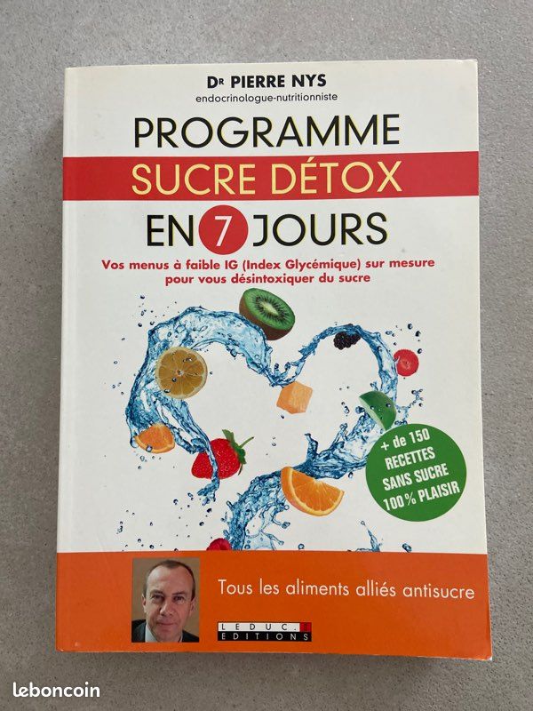 Sucre detox - Programme en 7 jours, Dr Pierre Nys (image 1)