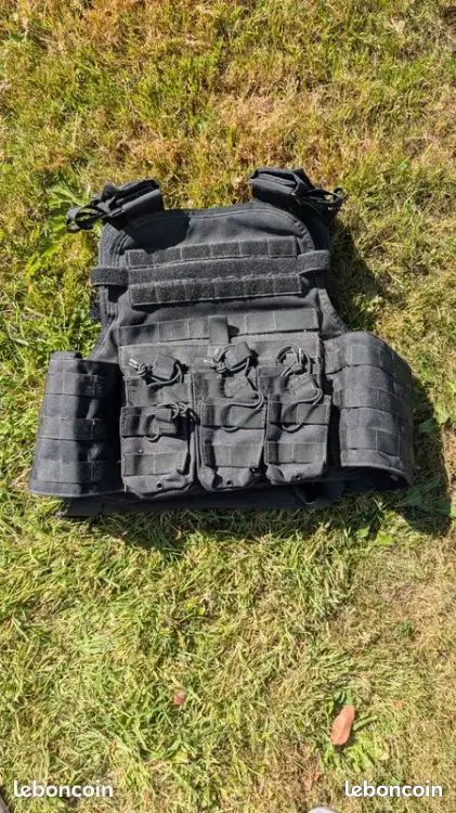 Condor MOPC - Noir - Gilet Tactique - Porte chargeurs 5.56 - Airsoft (image 2)