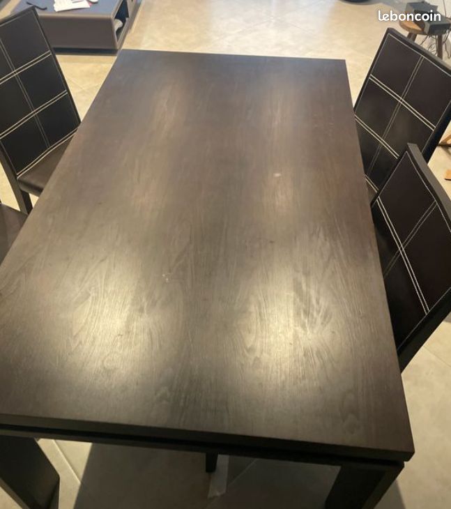 Ensemble table + 4 chaises + buffet + console (image 6)