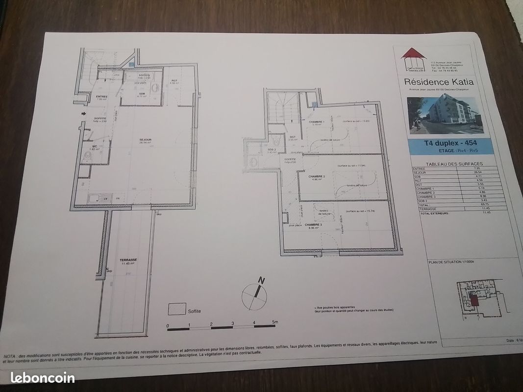 Appartement a louer decines-charpieu - 4 pièce(s) - 69 m2 - Surfyn