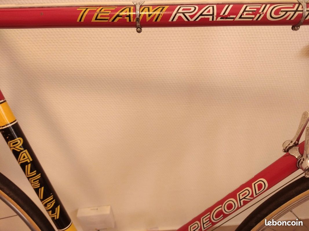 Siège Enfant Vintage LECO Rouge Pour Vélo Ancien - Compatible Raleigh Twenty Kingpin - Occasion