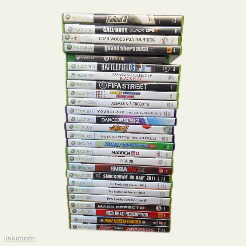 Lot consoles PS2 PS3 (Slim + Fat) Xbox 360 + 100 jeux + accessoires - Consoles