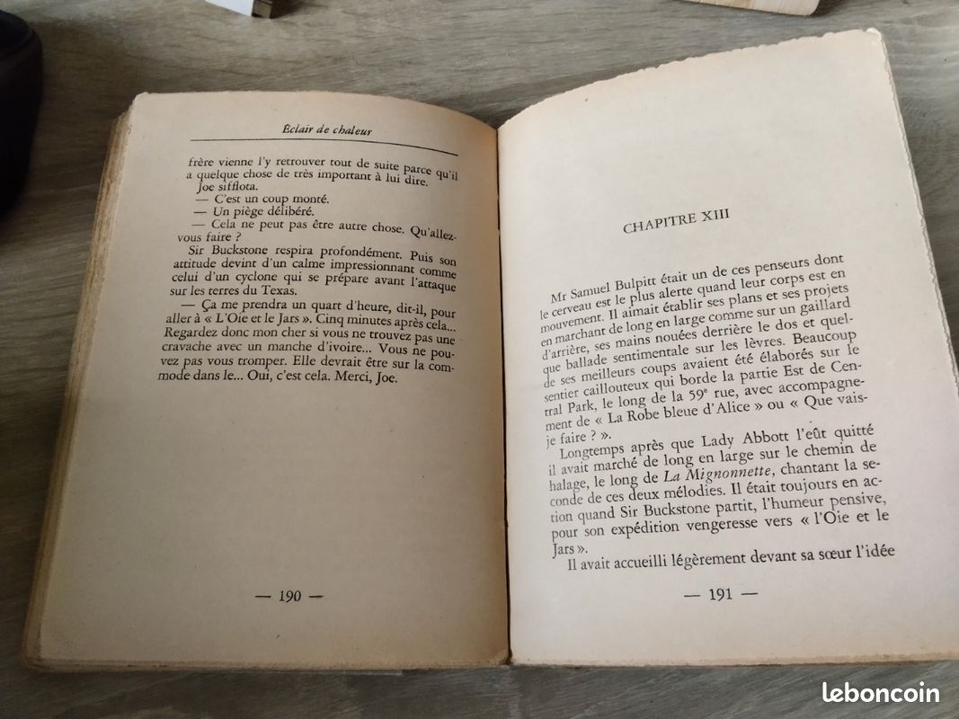 P.G Wodehouse. Éclair de Chaleur. Edition Le Portulan (image 6)