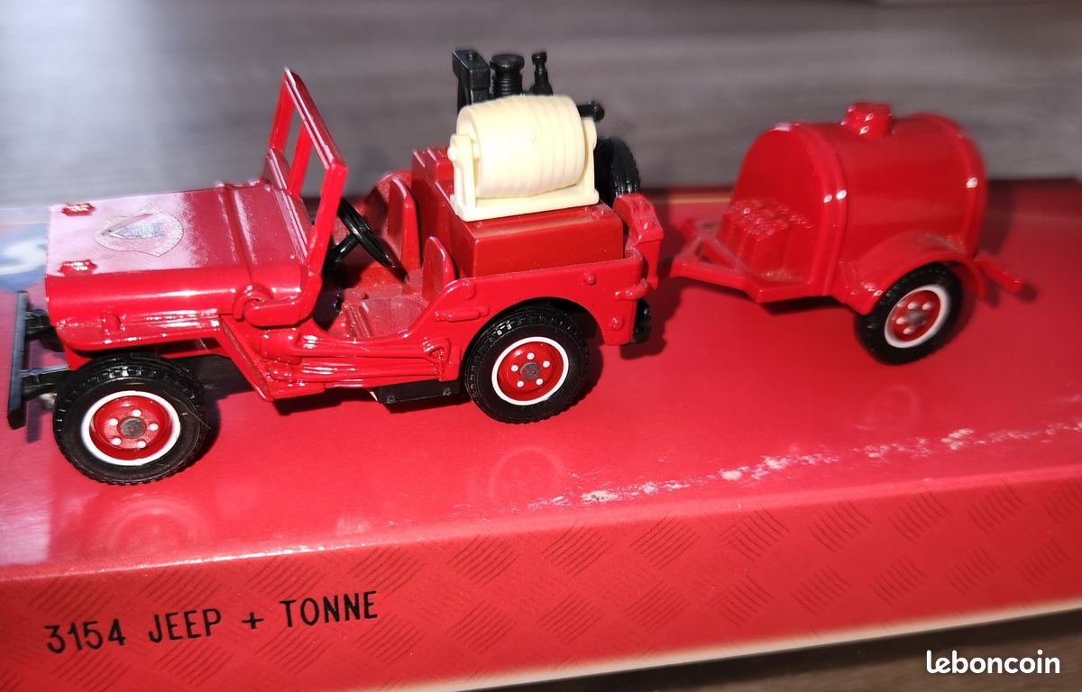 Miniature Solido 1/18 Jeep Pompiers New York - Réf 9006, Métal, Occasion