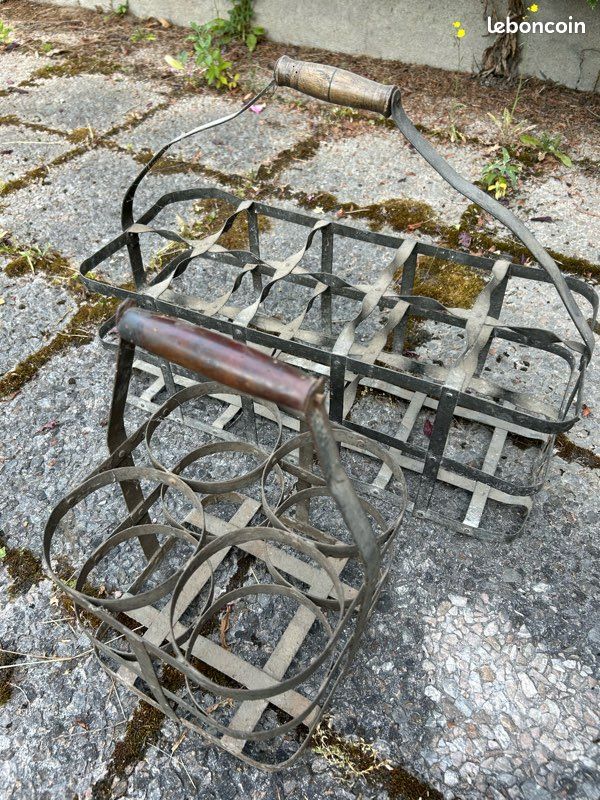 2 portes bouteilles ancien (image 1)