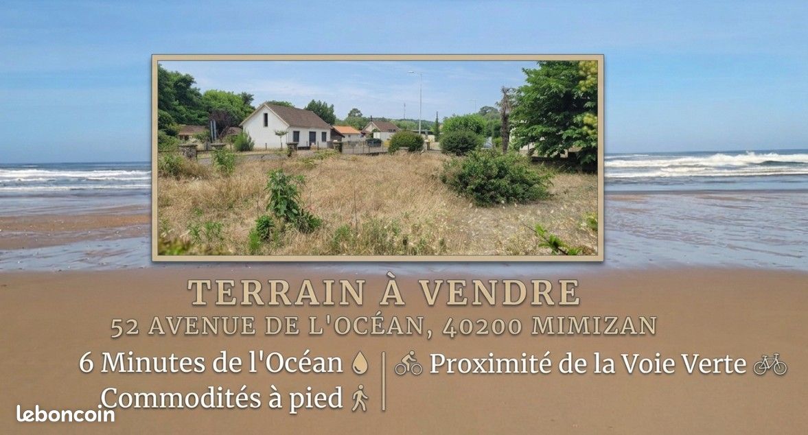 Terrain 451 m² – Emplacement stratégique Mimizan – Idéal Projet Mixte · 128 500 €