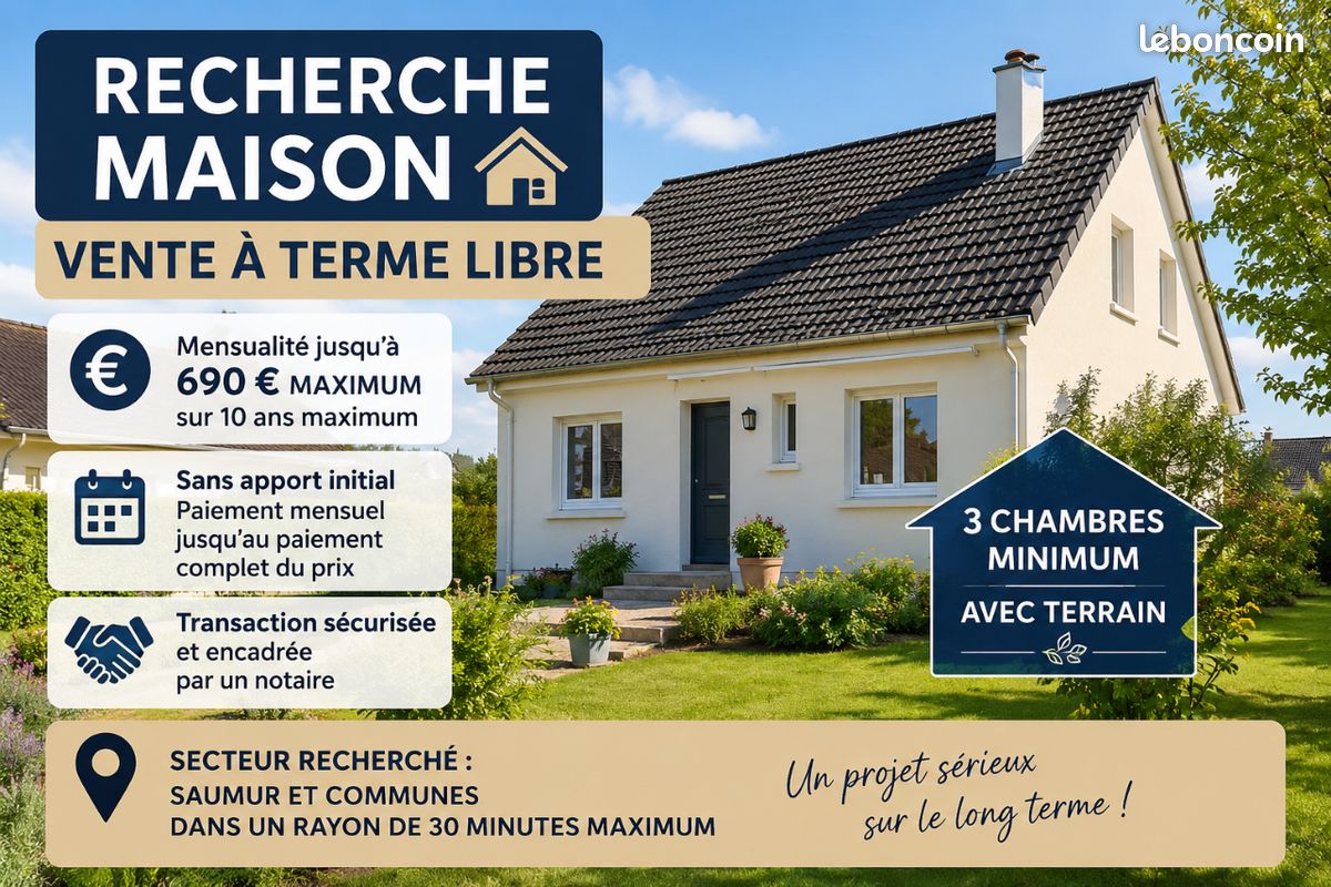 Maison 4 pièces 110 m² · à Saumur · 110 m² · 82 000 €