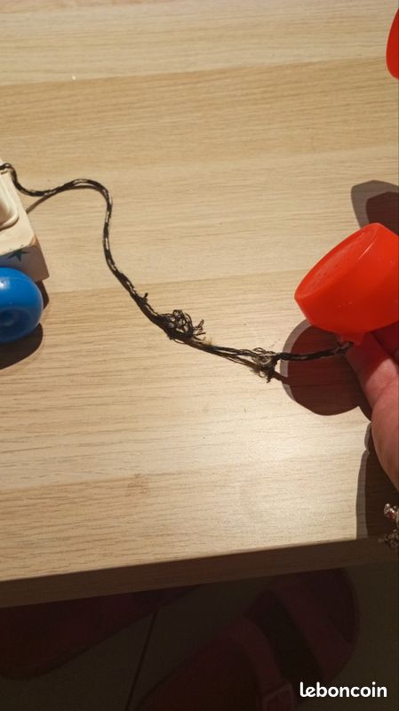 Jeu a tirer téléphone vintage chatter téléphone fisher price année 1960 base bois (image 3)