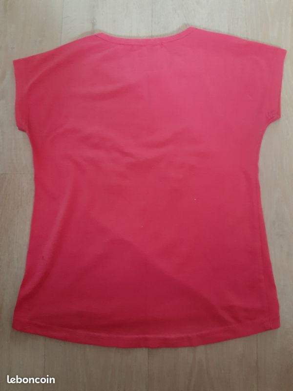 T-shirt rose (image 2)
