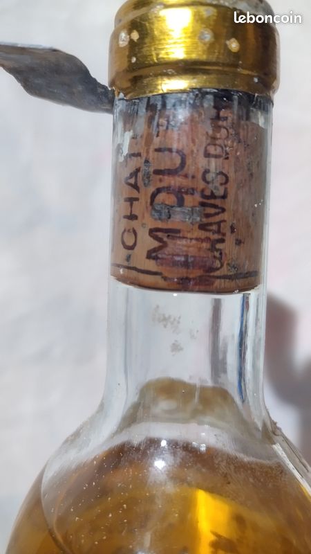 Rare Château Moutin Liquoreux Graves Supérieures SEC des Années 60-70 J. Darriet (image 5)