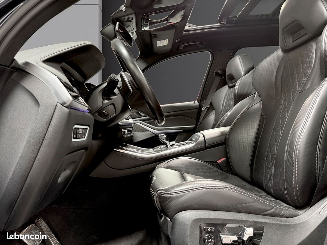 BMW X5 G05 45e xDrive 394 M Sport BVA8 Tanzanite Blue Harman Kardon Sièges M Sky Lounge Garantie 12 mois (image 9)