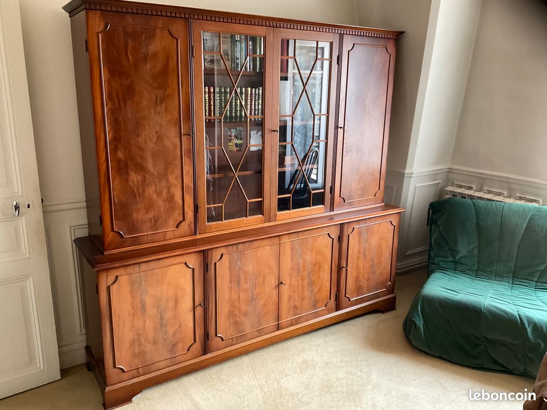 Buffet, meuble de salon avec vitrine (image 1)
