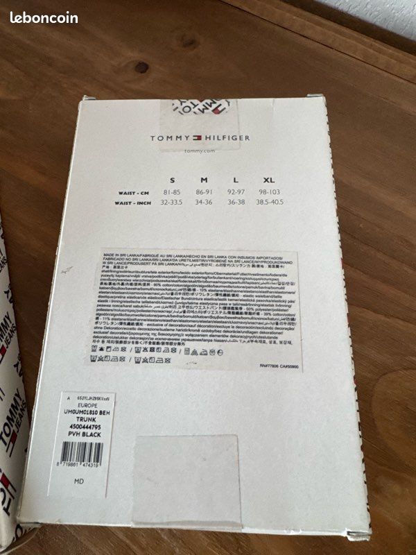đ©Čâš Lot 2 boxers Tommy Hilfiger & Tommy Jeans â Taille M â Neufs (image 5)