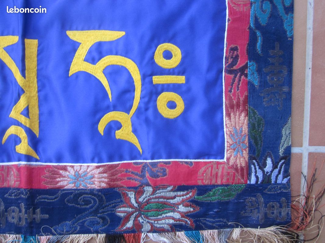 Broderie tankha tibétain (image 2)