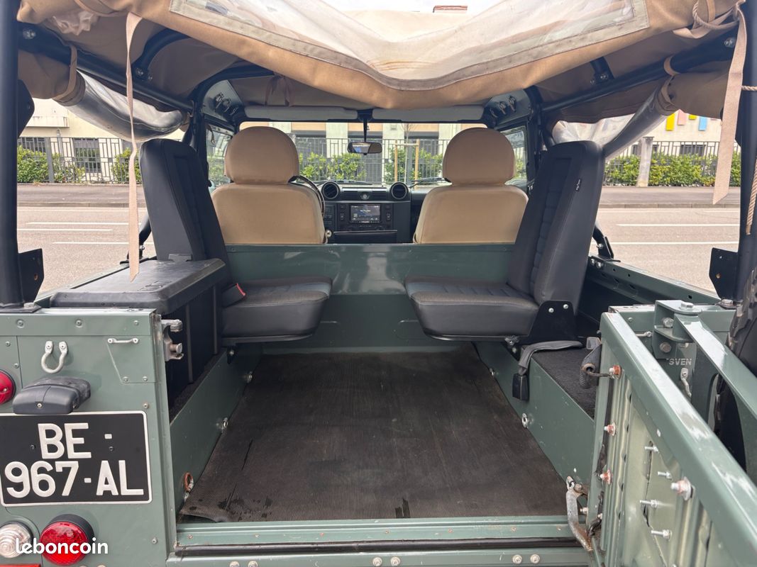Land rover defender soft top heritage 90 2.4 td 120 ch serie-limitee 4wd / camera de recul / carplay (image 7)