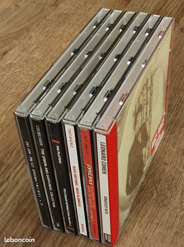 Lot de 6 CD Pop Rock (image 1)