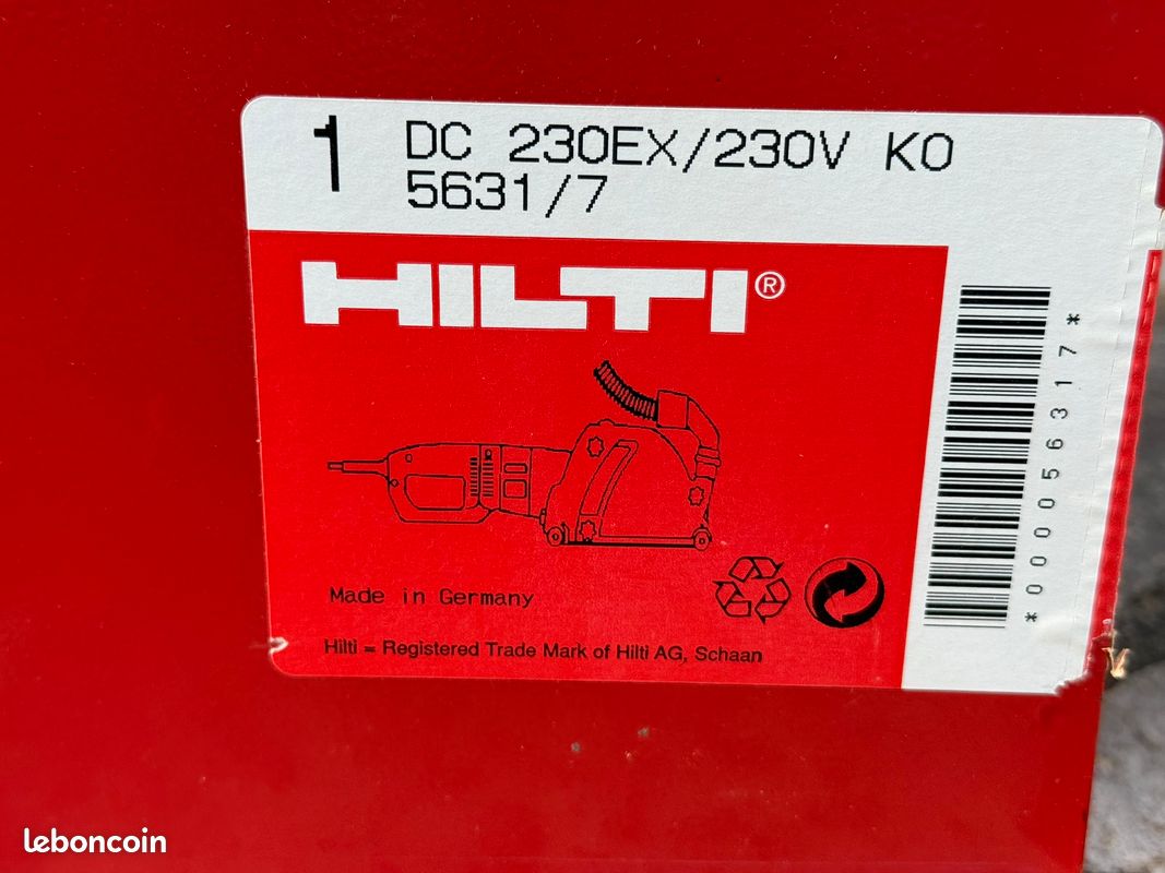 Disqueuse rainureuse HILTI DC 230-EX (image 5)