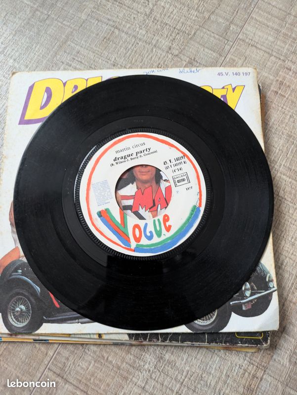 Disque vinyle 45 tours les Martin Circus (image 3)