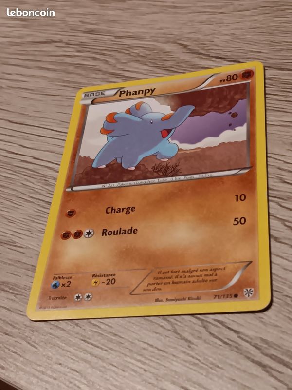 Carte pokemon phanpy 71/135 (2013) - Collection