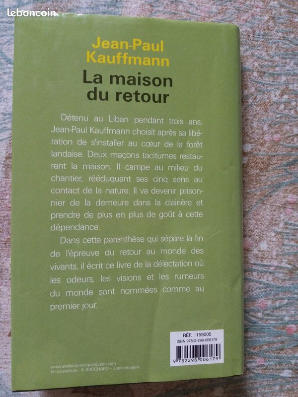 Livre " Jean-Paul KAUFFMANN " (image 2)
