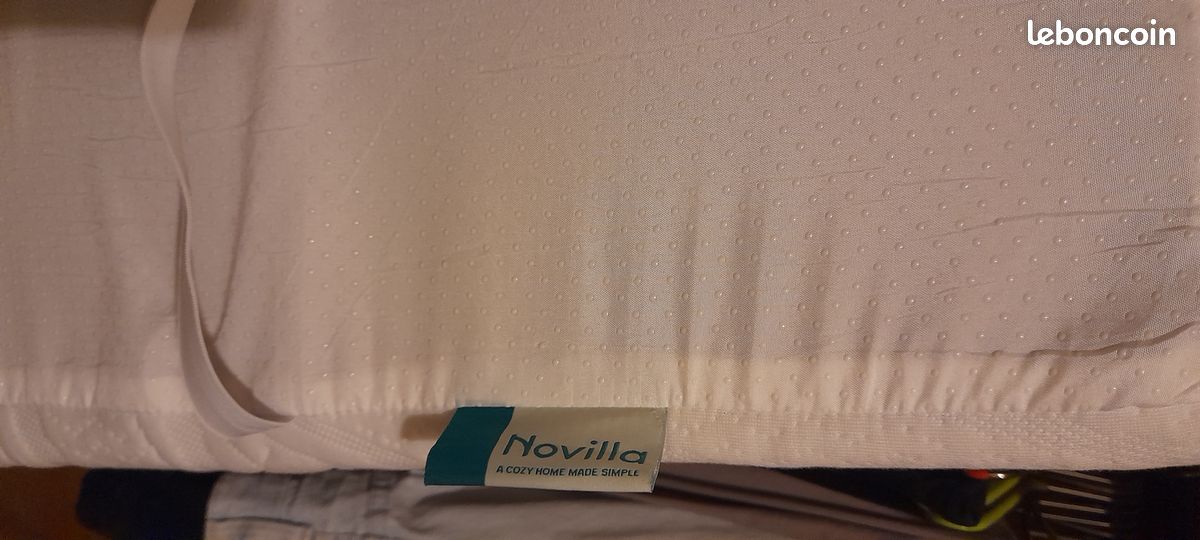 Matelas (surmatelas) mousse Novilla 140 cm x 190 cm x 7,5 cm (image 4)