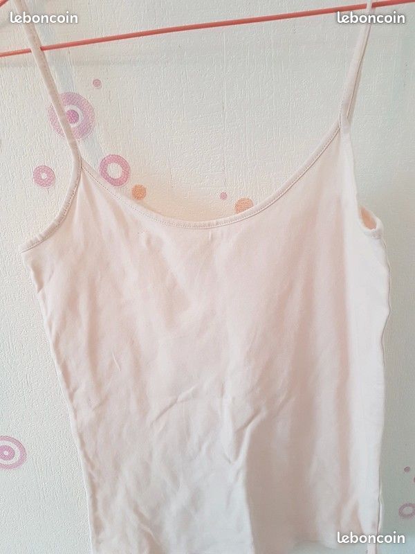 Débardeur fines bretelles pour femme, taille S, La Halle, en très