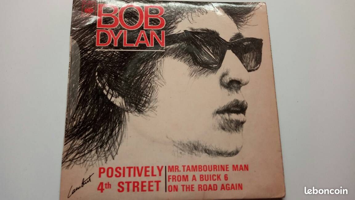 Disque 45 tour bob dylan.4 titres (image 3)