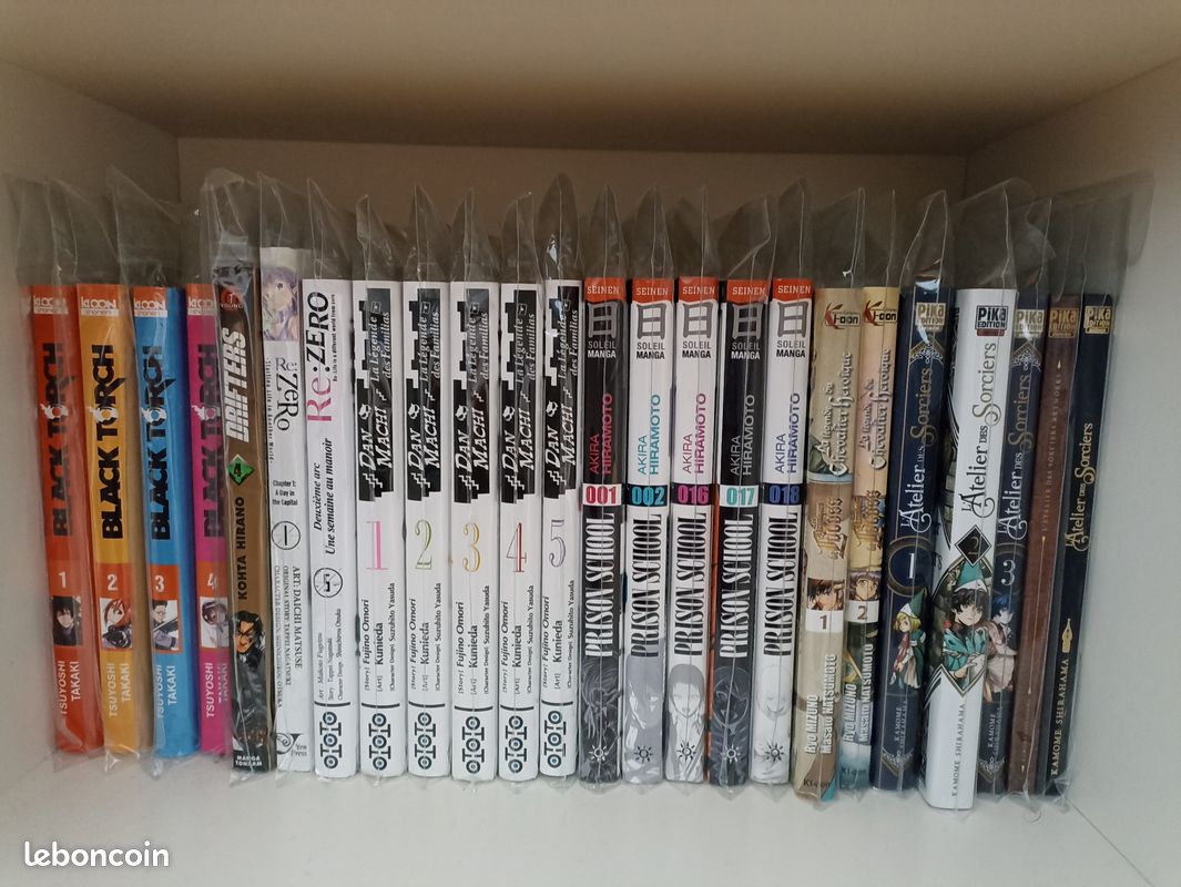 Mangas état neuf emballés sous manga bag (image 4)