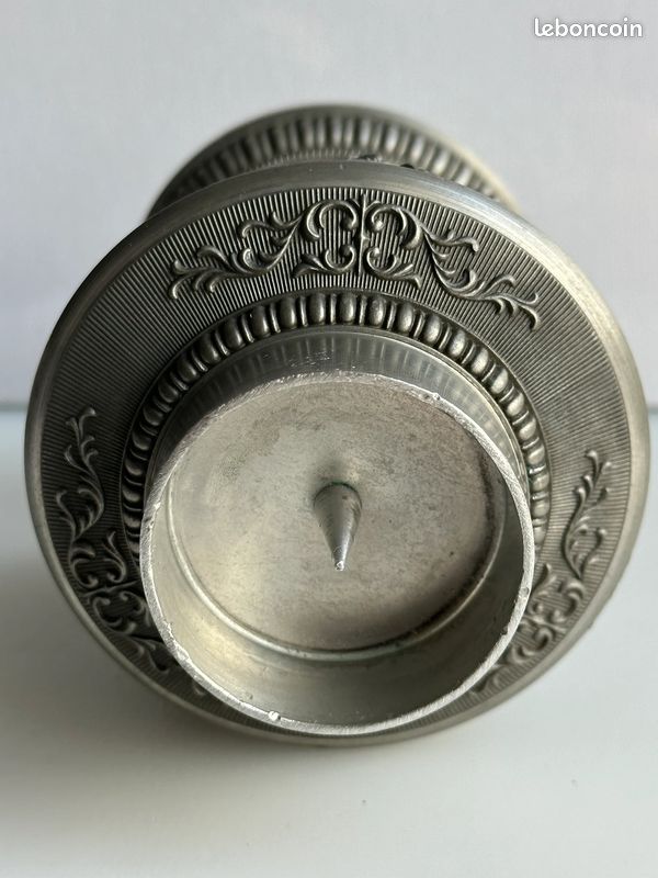 Paire de bougeoir en étain WMF identique (image 9)