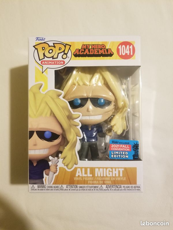 Funko Pop My Hero Academia All Might 2021 Fall Convention Limited ...