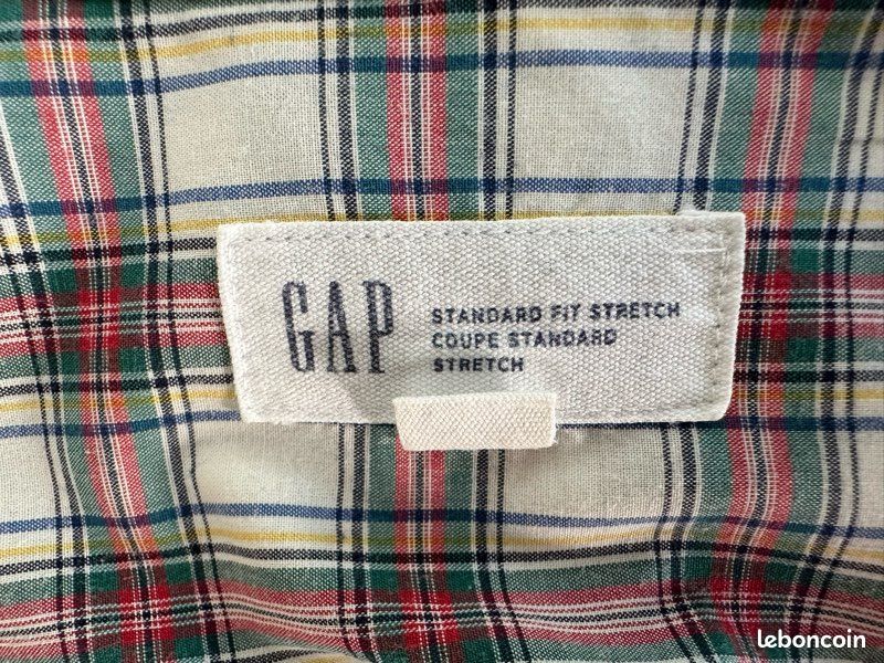 Chemise homme GAP manches longues Taille XL (image 7)