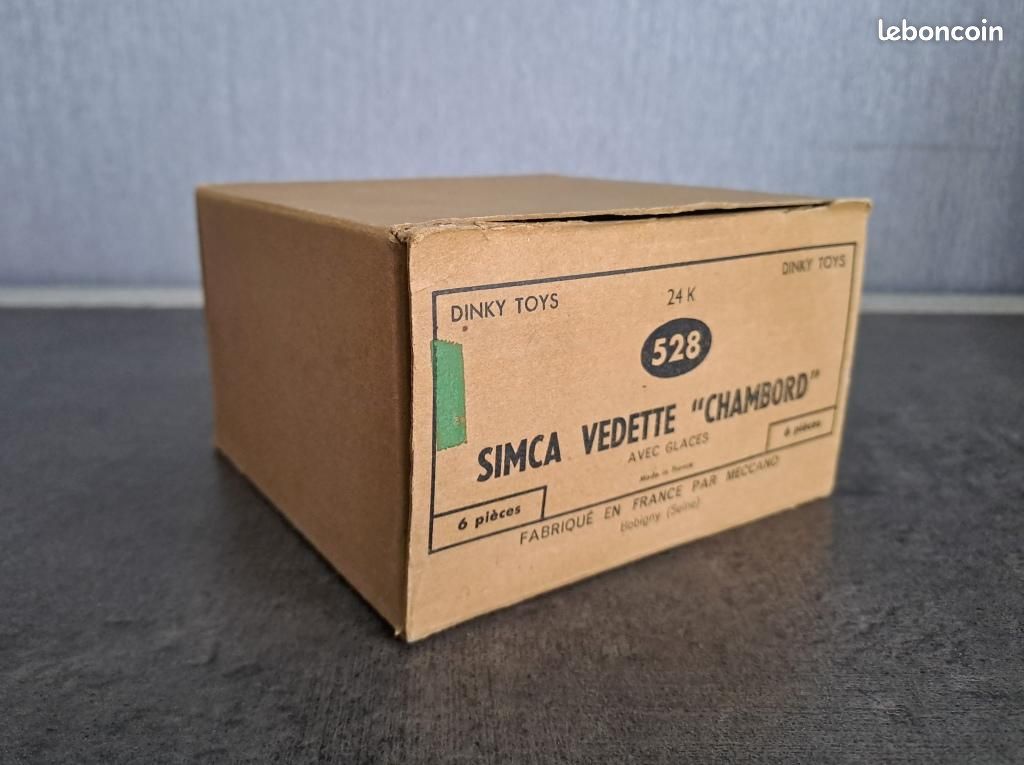 Dinky toys simca chambord rare jantes concaves - Collection