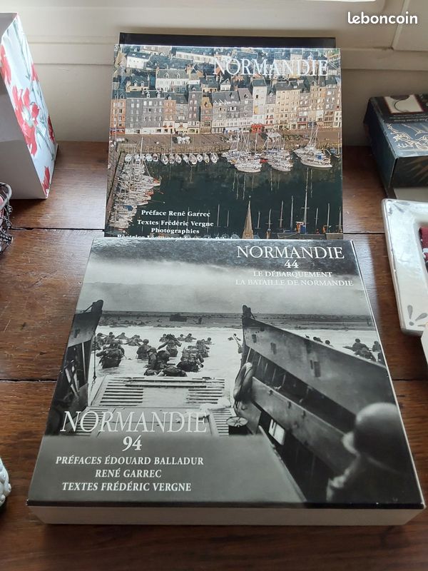 Normandie 44 coffret deux beaux livres du Cinquantenaire 1994 (image 1)