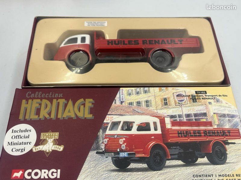Renault Fainéant Transport de futs Huile Renault - CORGI - 1/50ème en Renault Fainéant Transport de futs Huile Renault - CORGI - 1/50ème en