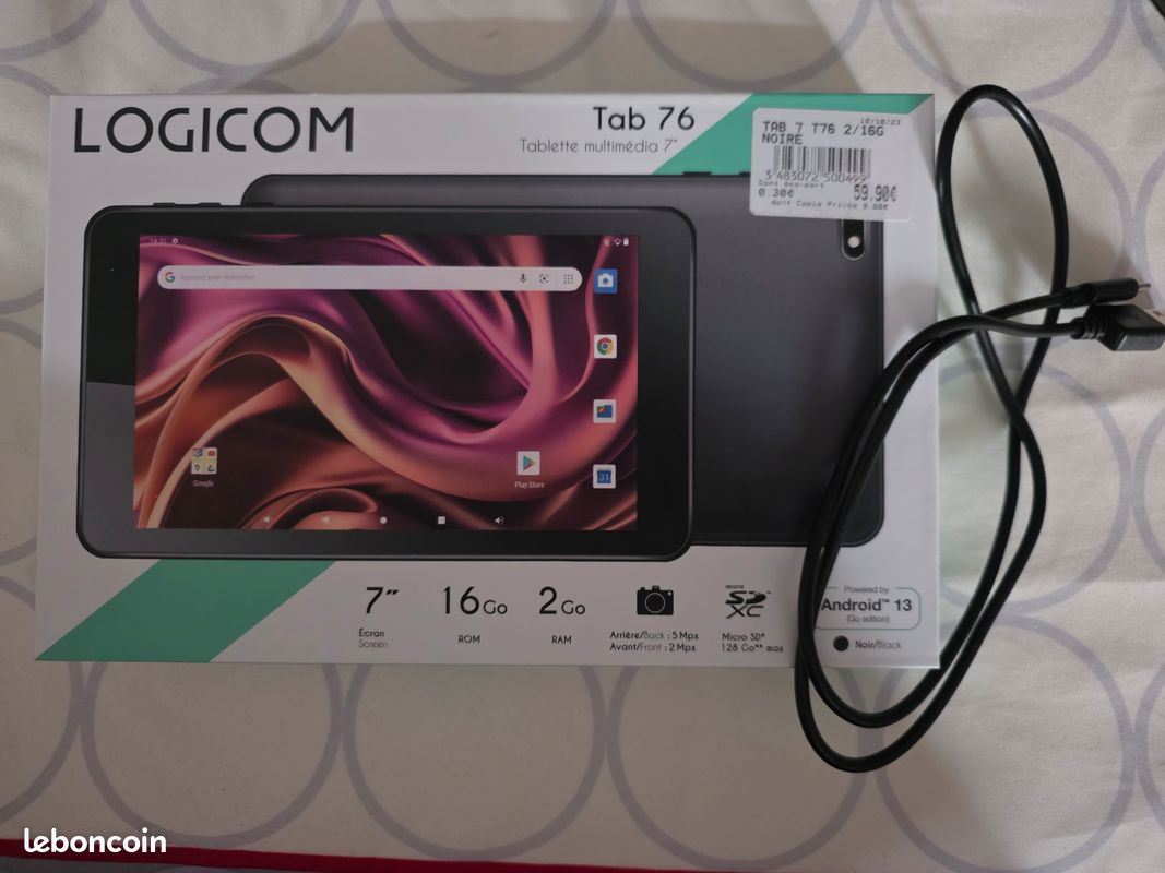 Tablette Logicom TAB 752 - 7 Pouces - Pour Pièces - Ne Démarre Pas