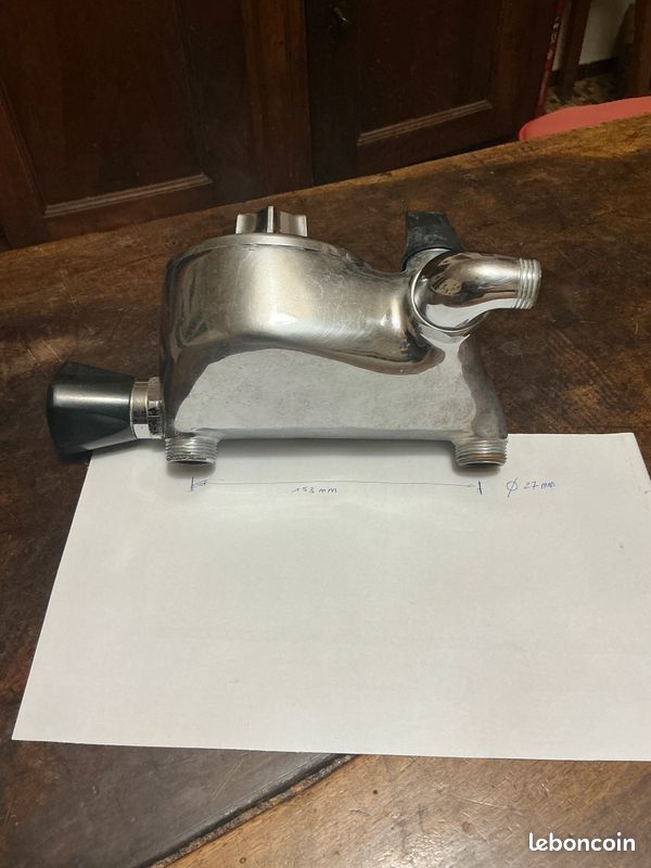 Mitigeur thermostaté bain et douche vintage (image 4)