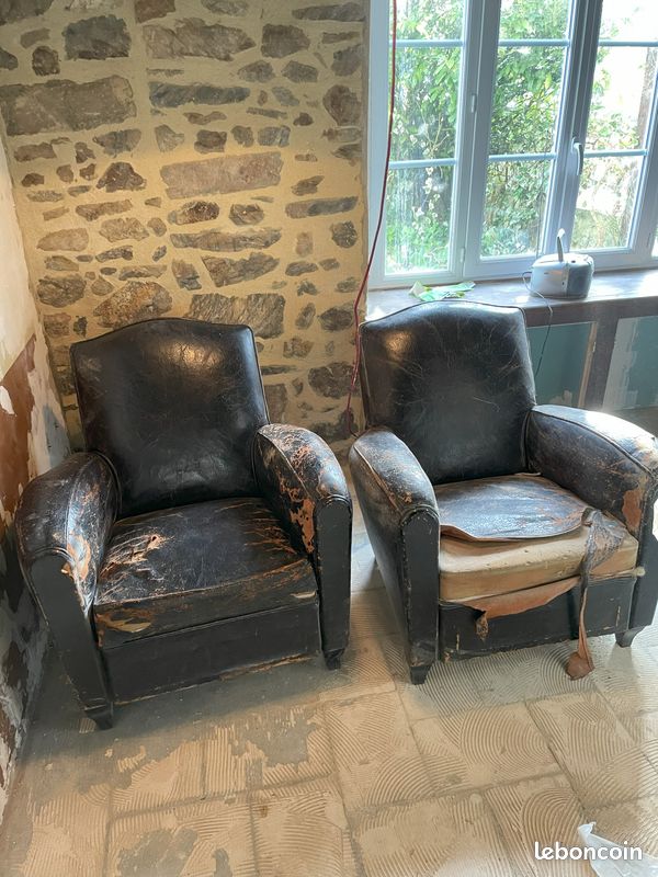 Paire de fauteuils club (image 1)