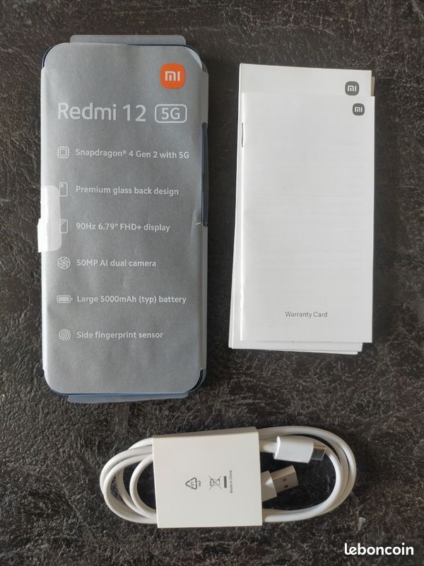 Téléphone portable neuf Redmi 12 (image 2)