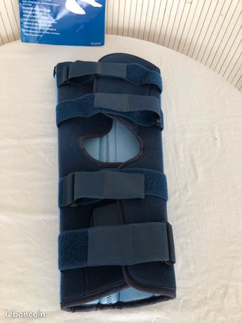Attelle De Genou Thuasne Taille M (Réf. DIV052) - Bleu - Occasion Très Bon État