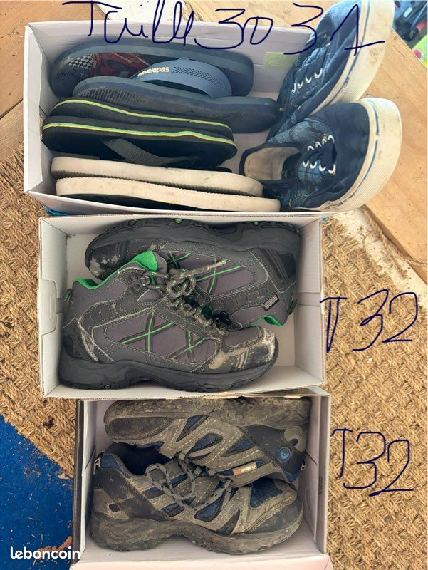 Lot de chaussures 30/31/32 (image 1)