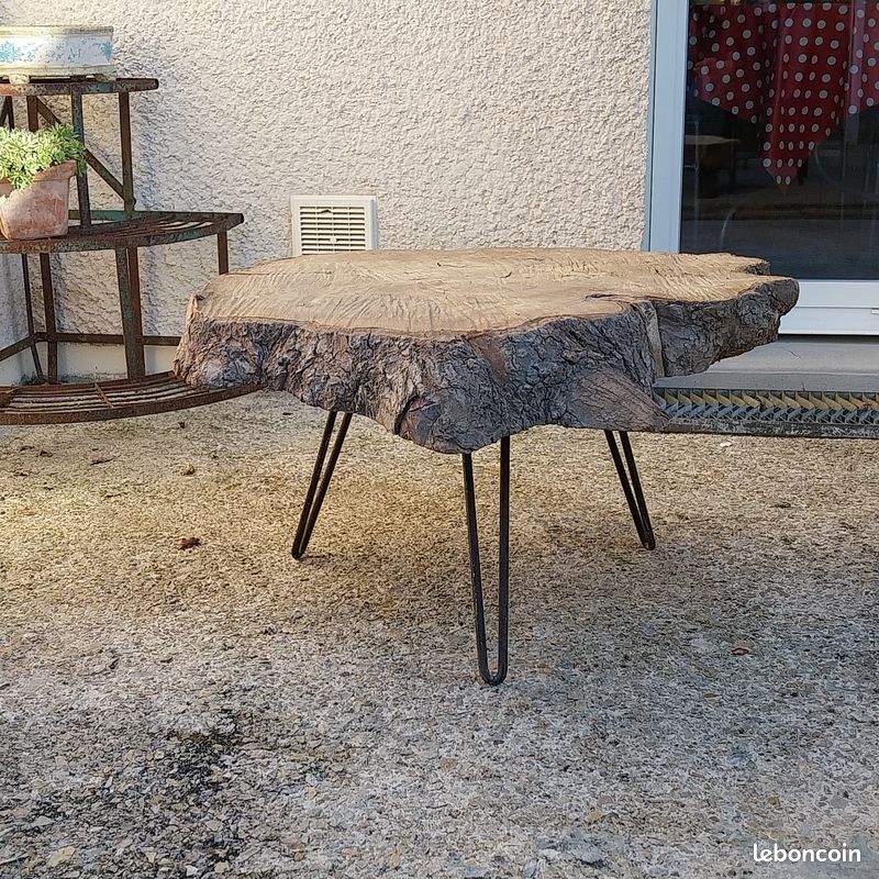 Table basse tronc (image 1)
