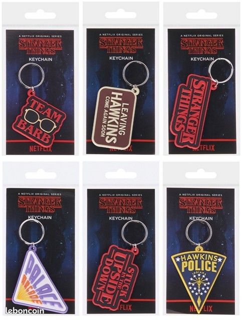 Porte clés Stranger Things en lot ou à l'unité (image 1)