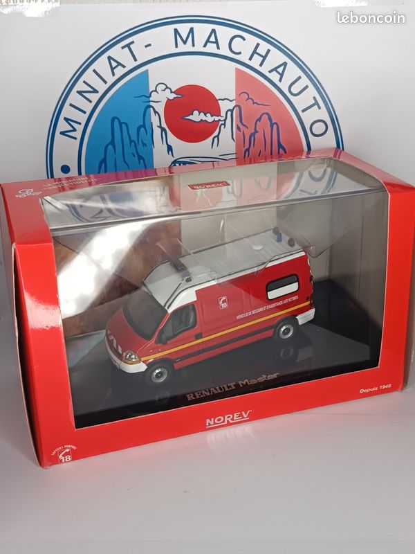 Renault Master Vsab pompier 1/43 - Collection