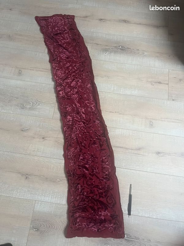Lot de 3 Foulards et Étoles - Soie, Velours et Motifs Paisley (image 5)