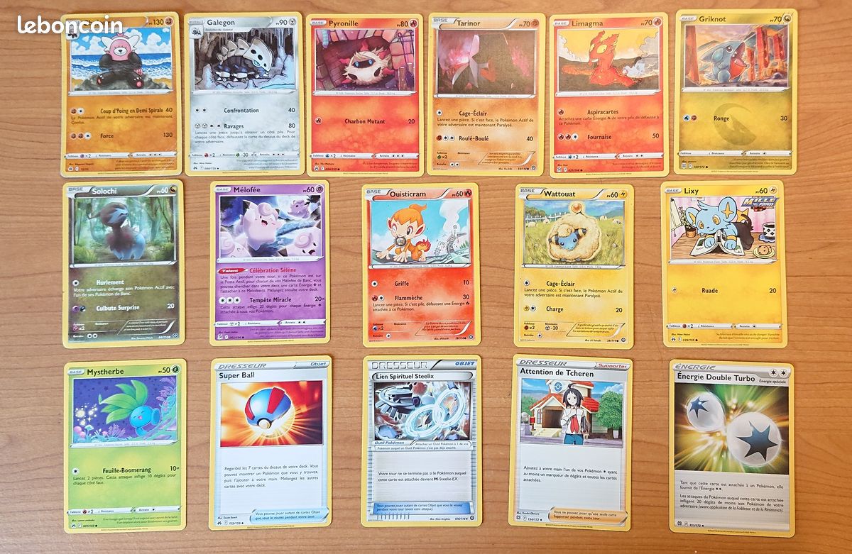 Lot de cartes Pokémon N°5 - cartes neuves toutes différentes + 1cadeau - plusieurs lots en vente (image 4)